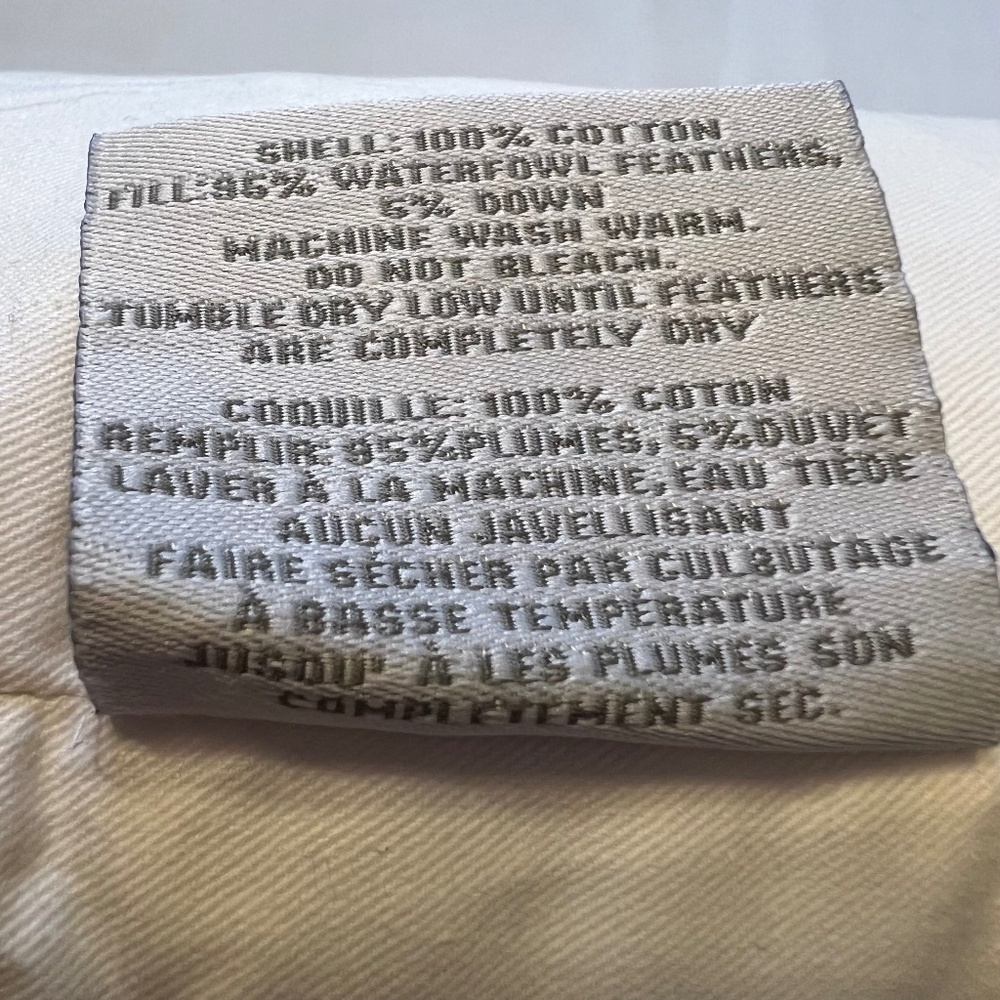 *FIRM PRICE* RESTORATION HARDWARE BROWN ITALIAN MOTTLED CHENILLE LUMBAR PILLOW - Picture 9 of 11